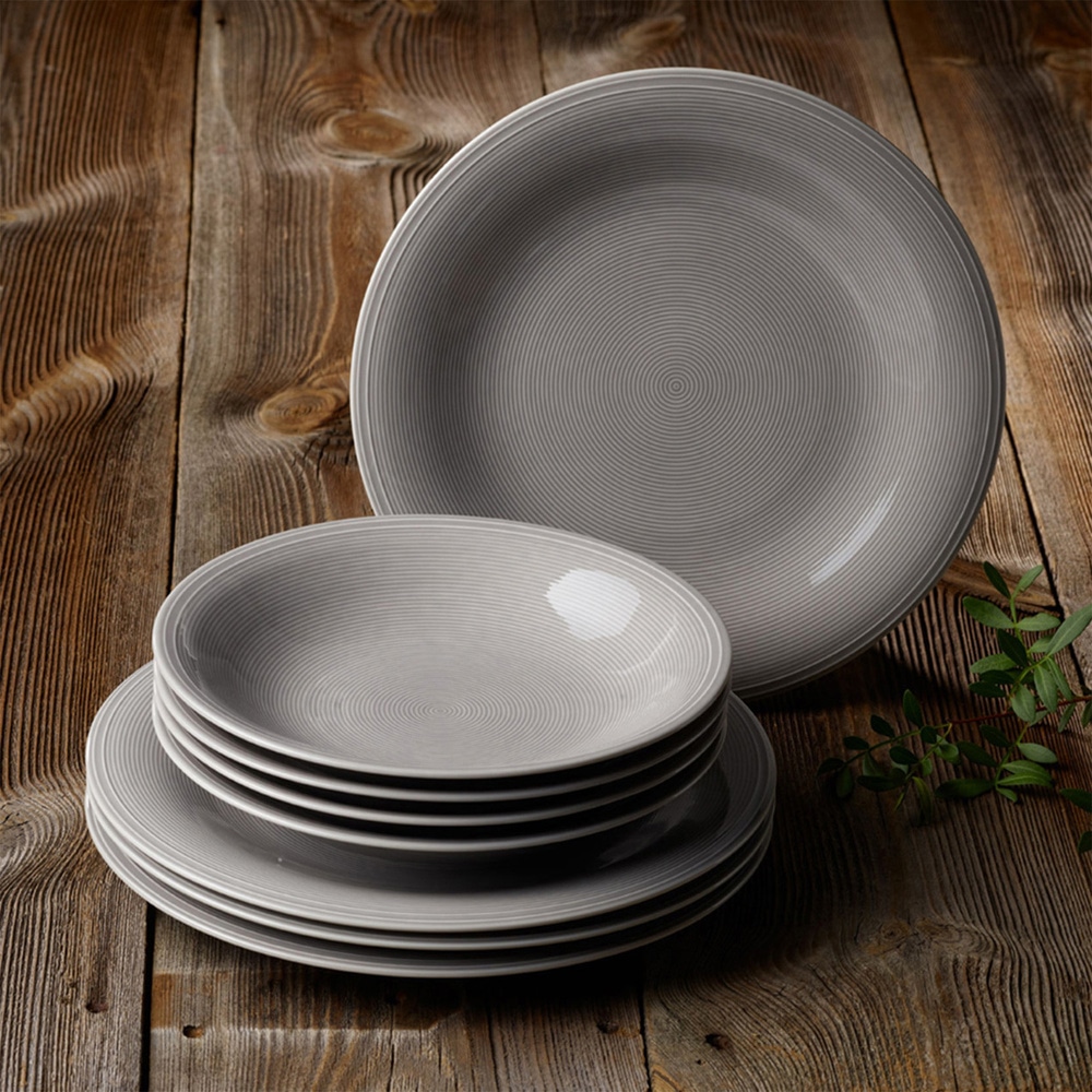 like. by Villeroy & Boch Assiette creuse Color Loop Stone Assiette