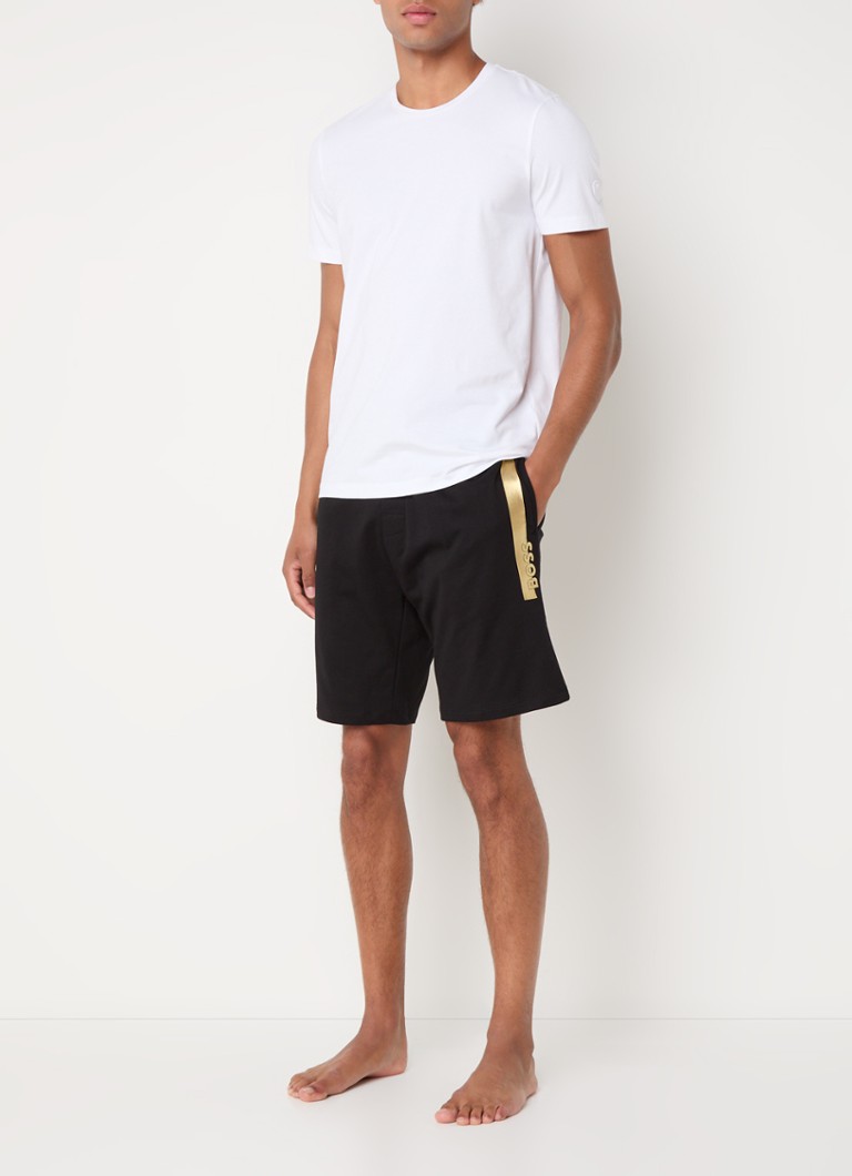 Pantaloni de trening originali HUGO BOSS cu croială dreaptă și logo