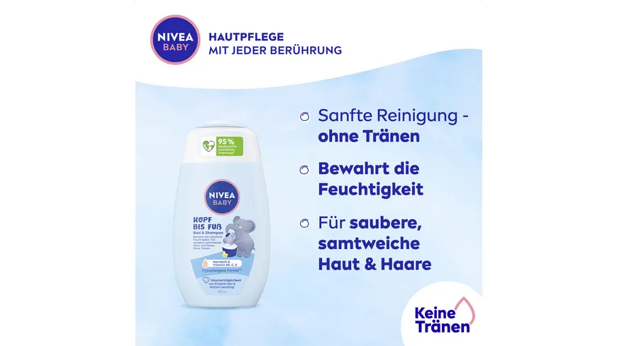 Nivea Baby Kopf bis Fuß Bad & Shampoo 200 ml
