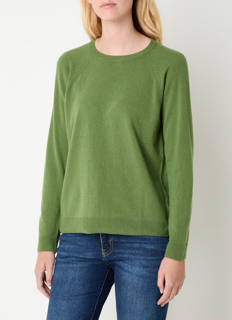 Maglione girocollo Benetton in pregiata maglia di misto cashmere