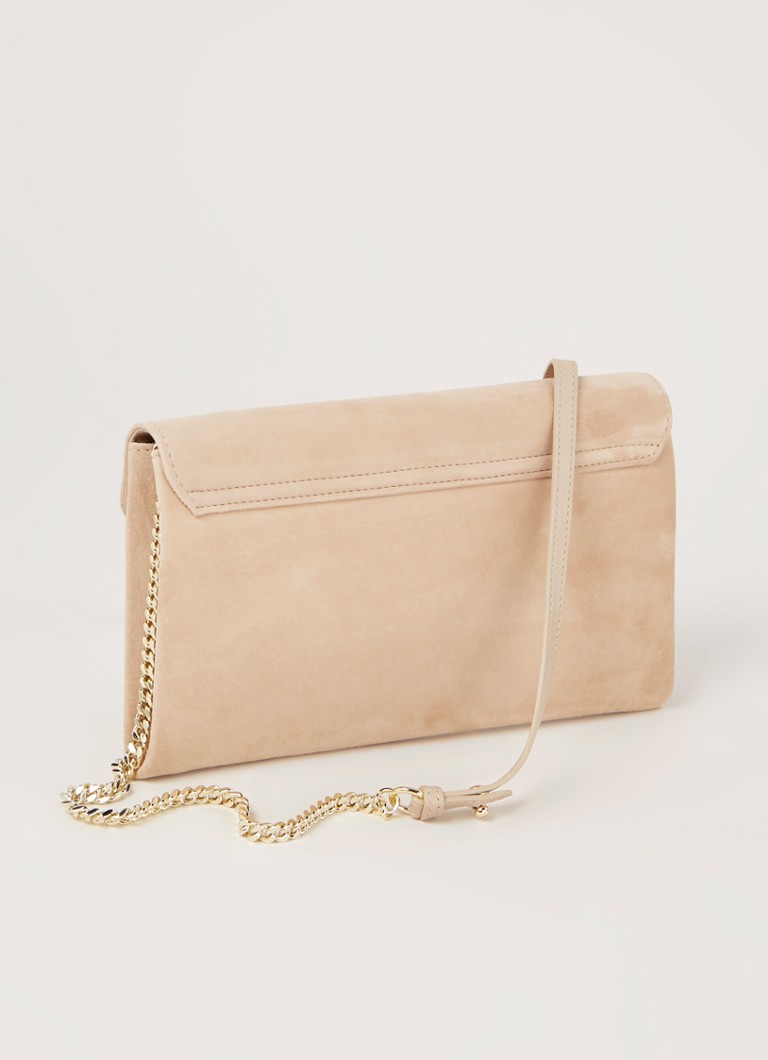 Torba na ramię LKBennett Dora ze zamszu