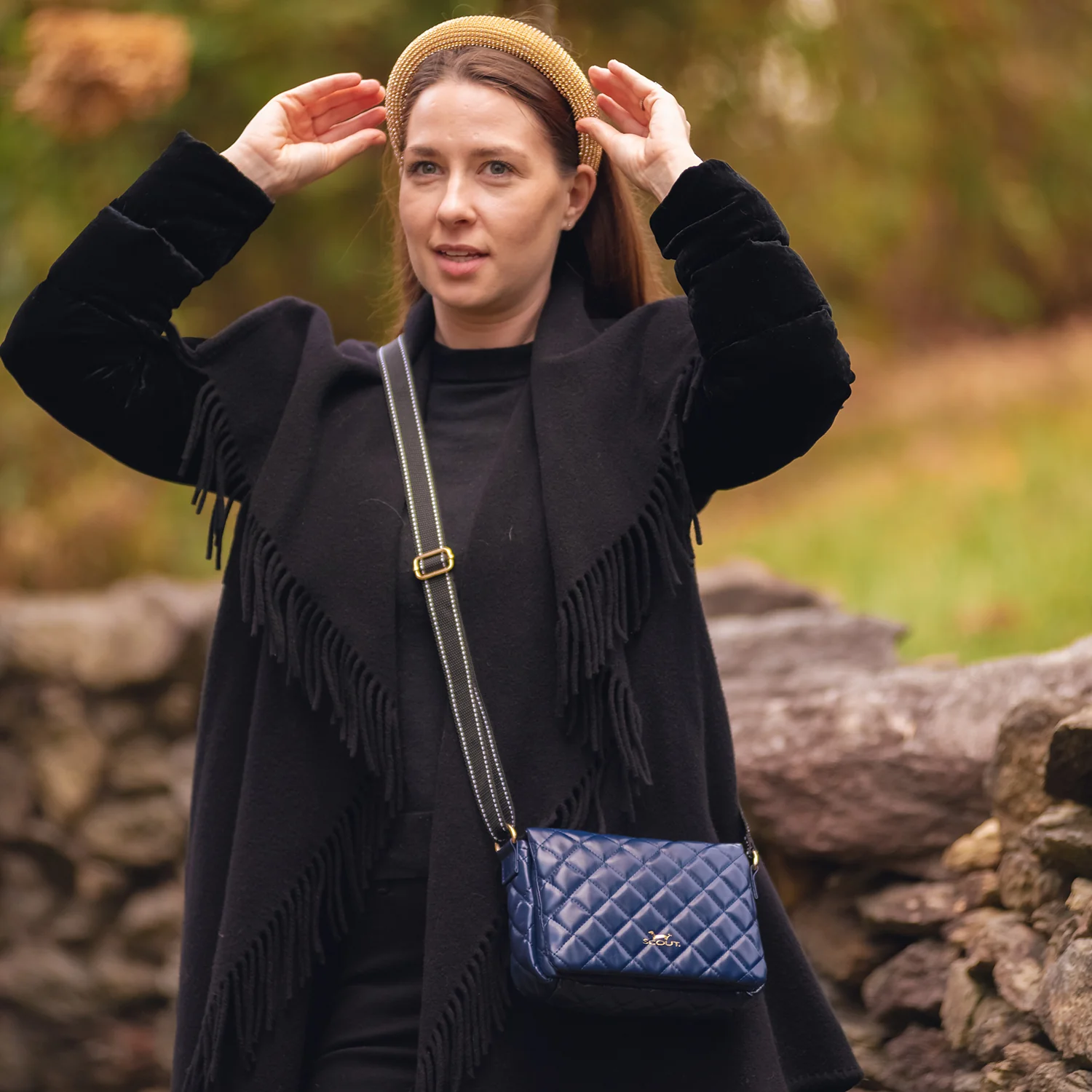 Horizontal Quilted Crossbody After Hours