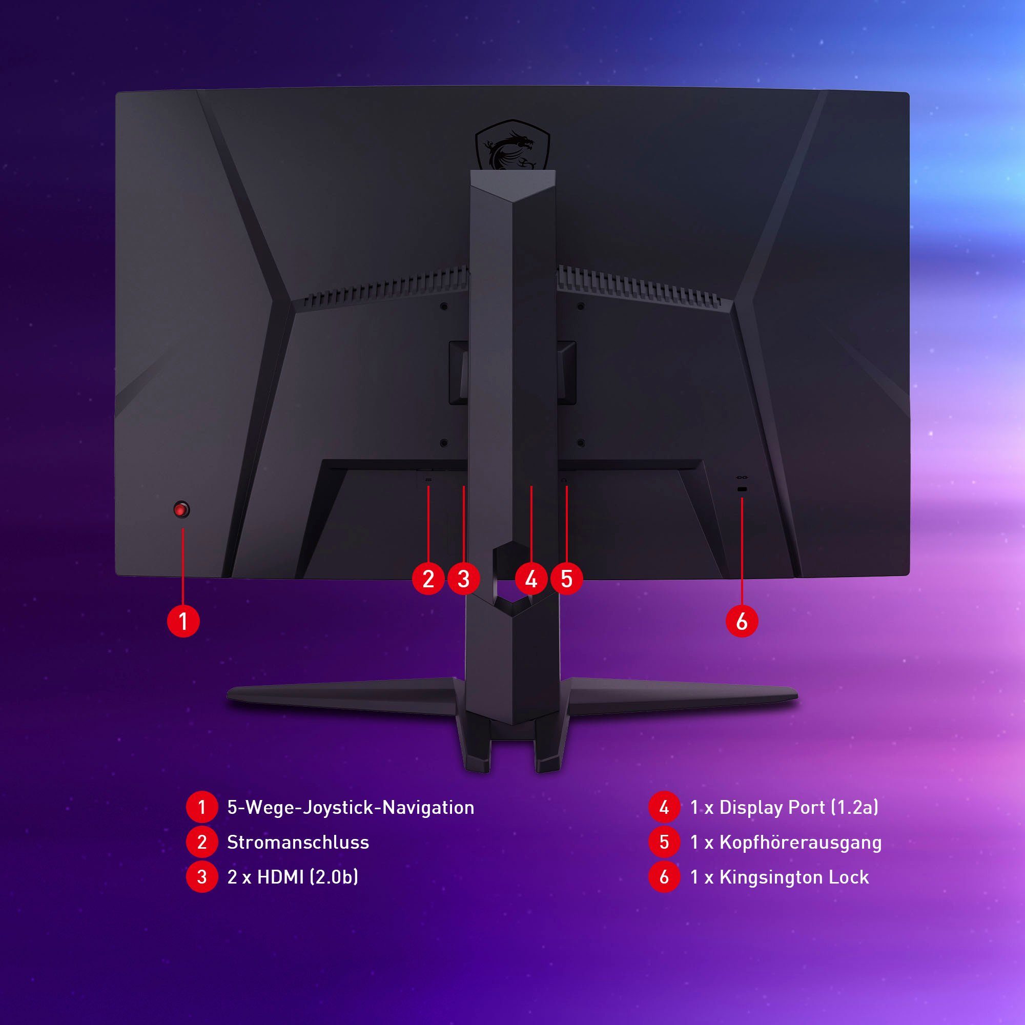 MSI Optix G27CQ4P E2 Curved-Gaming-LED-Monitor (69 cm/27 
