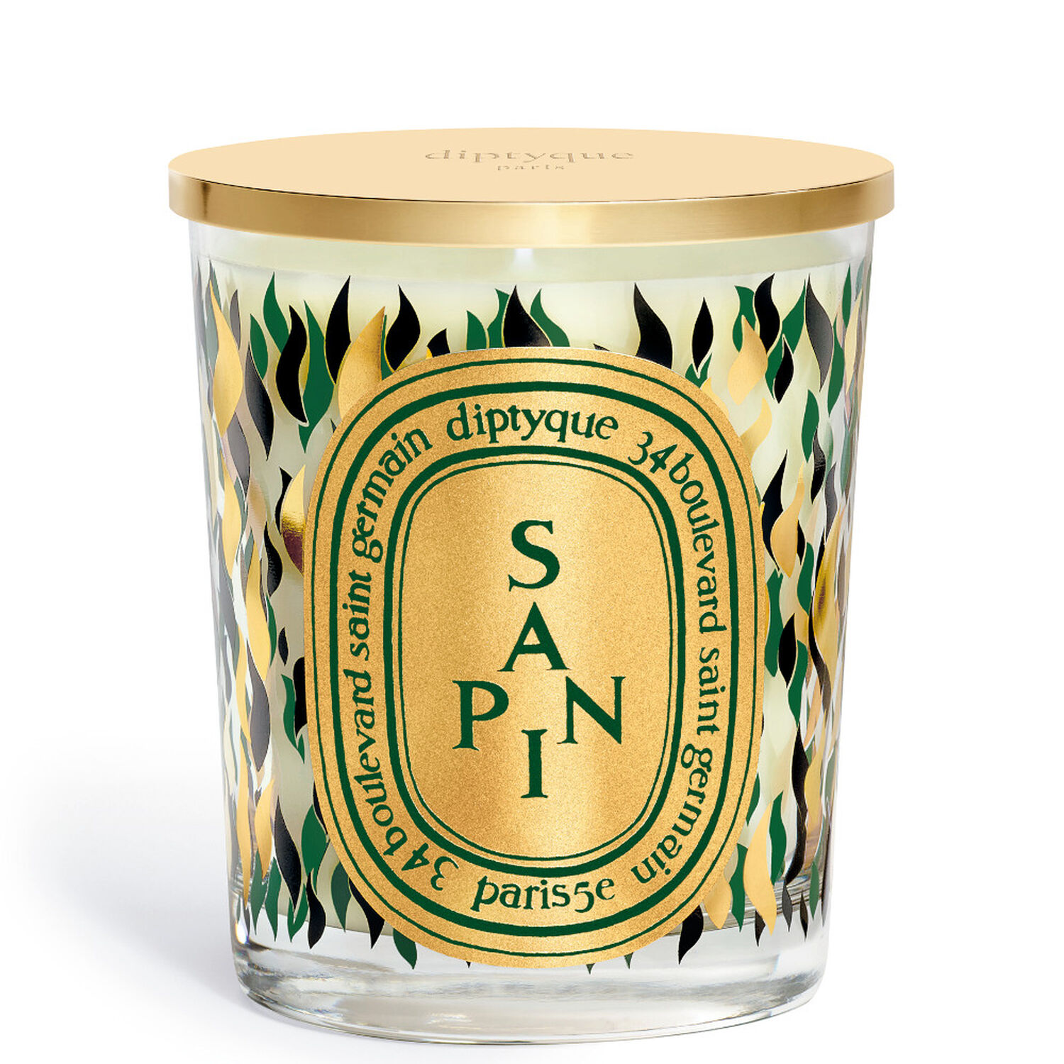 Diptyque Sapin Édition Limitée Noël 2023 Bougie Classique 190 g + Couvercle