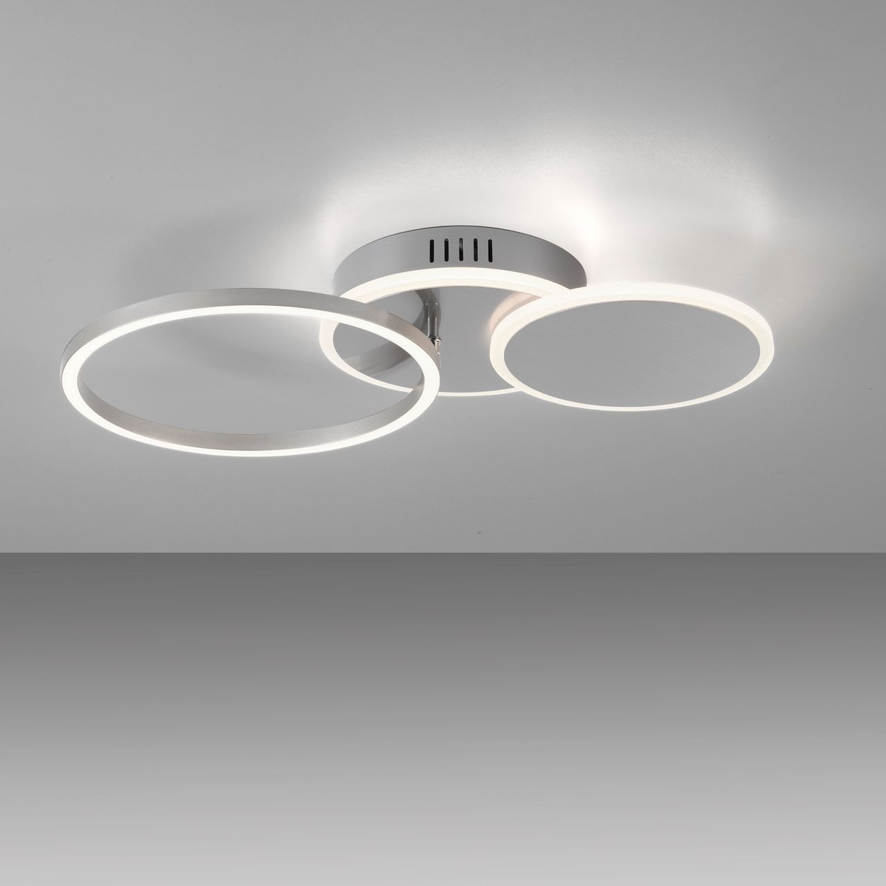 JUST LIGHT JUST LIGHT.  LED Deckenleuchte SEVENT,  rund, 1xLED-Board/25,5W/3000K, Innenleuchte, IP20
