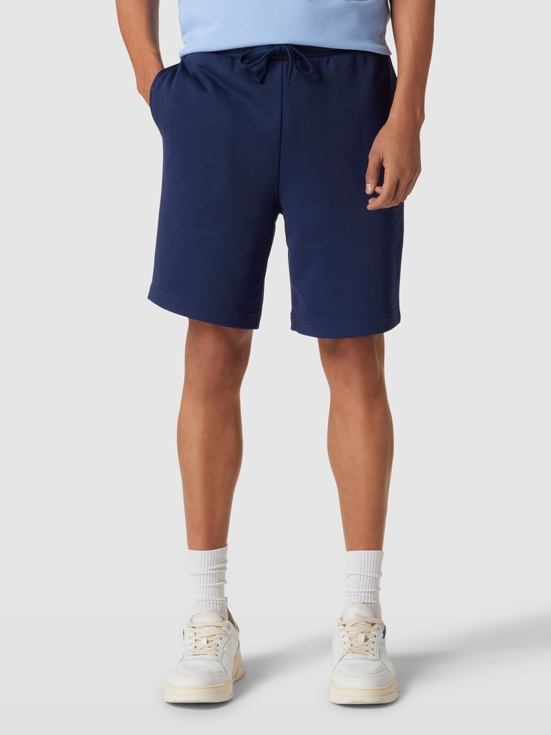 Sweatshorts mit Tunnelzug in marineblau
