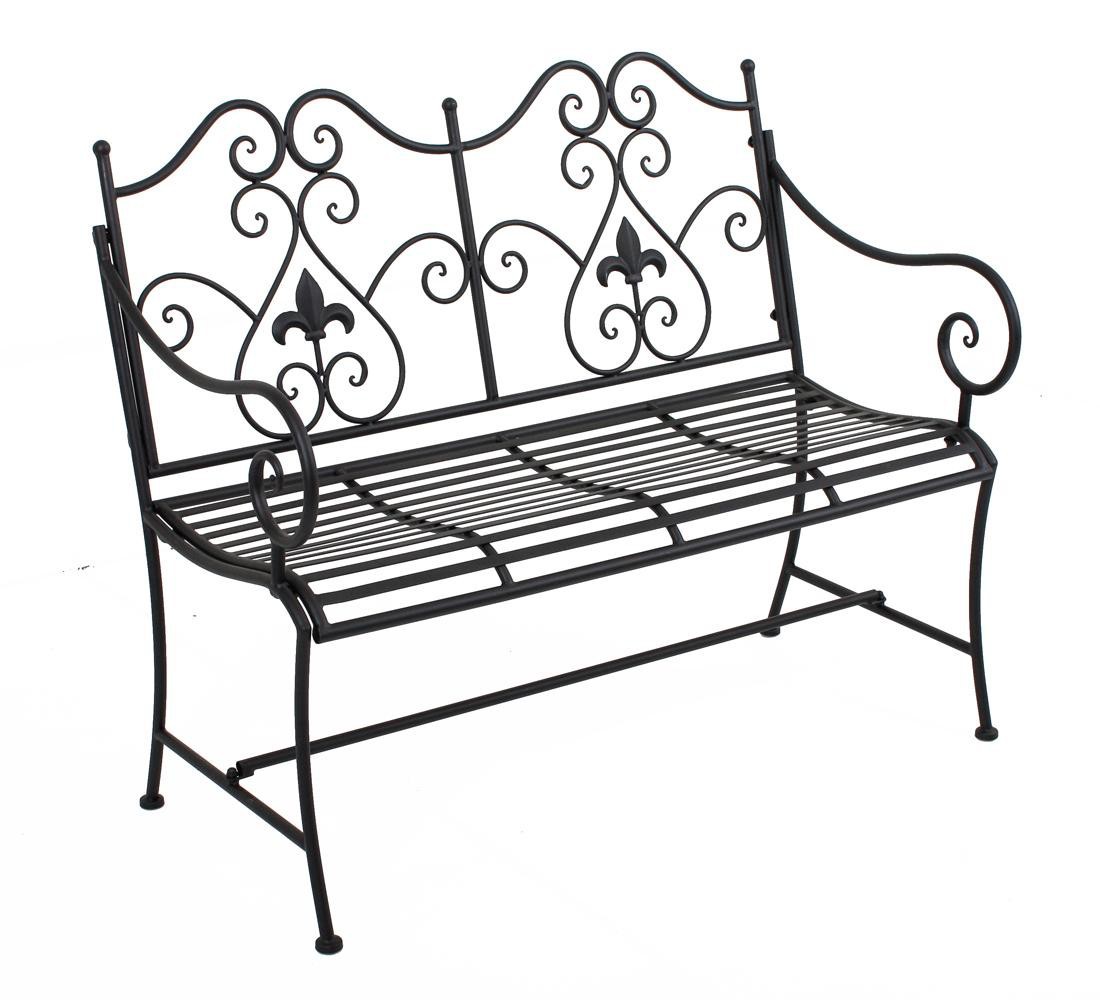 Garden Pleasure Harms Gartenbank LANZAROTE mit Armlehne & Verzierungen