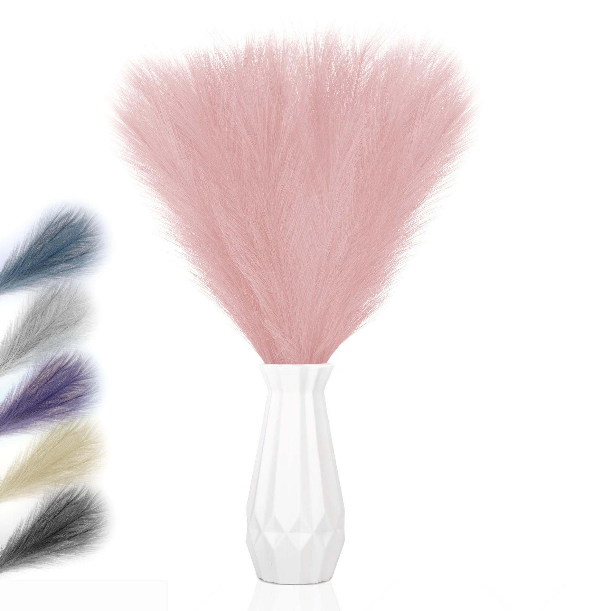 Kunstblume Pampasgras Groß Pampasgras Künstlich Pampasgras Schwarz Pampasgras Xxl Pampasgras, Nina-Maria's Deko Gold, Höhe 55 cm, 5er Set in verschiedenen Farben erhältlich