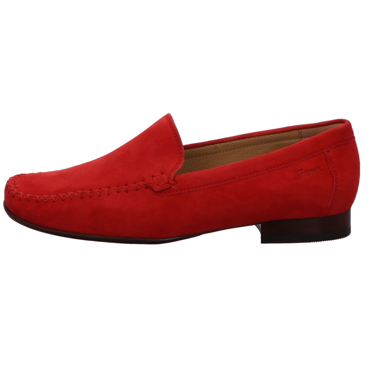 SIOUX Klassische Slipper rot
