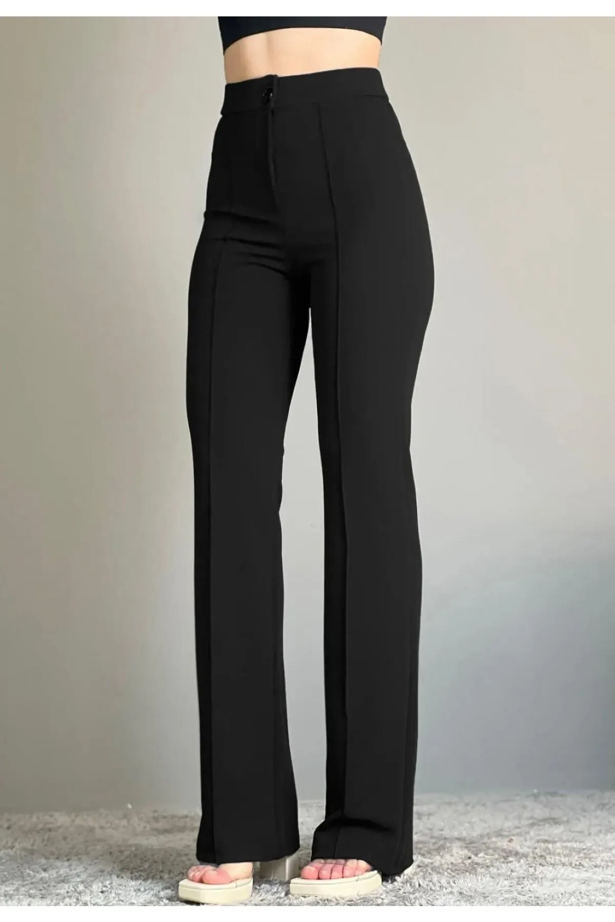 VOLT CLOTHİNG  Lycra-Hose mit weitem Bein für Damen