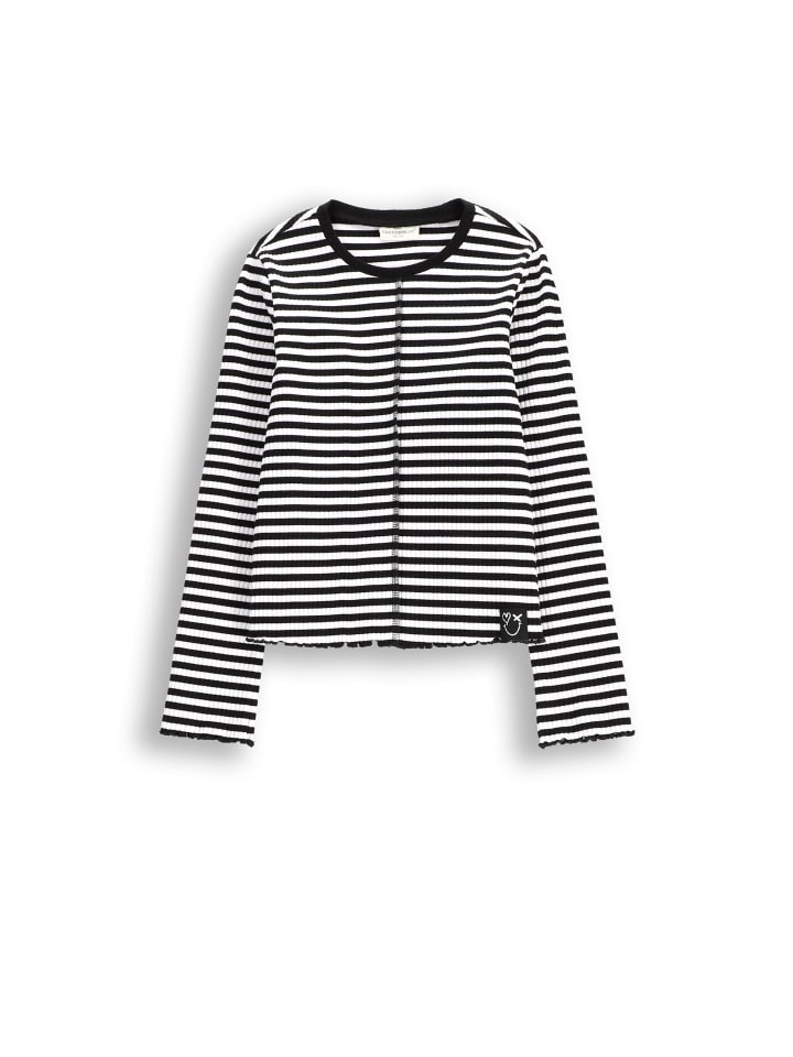 Coccodrillo Langarm-Rippstrick-T-Shirt in bunt günstig kaufen