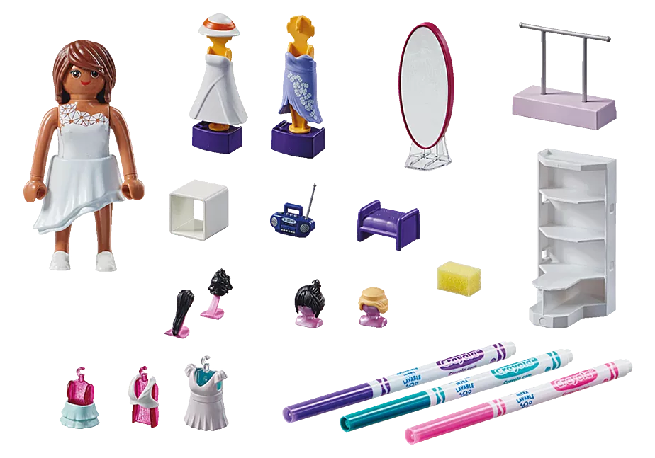 PLAYMOBIL Color: Fashion Design Set