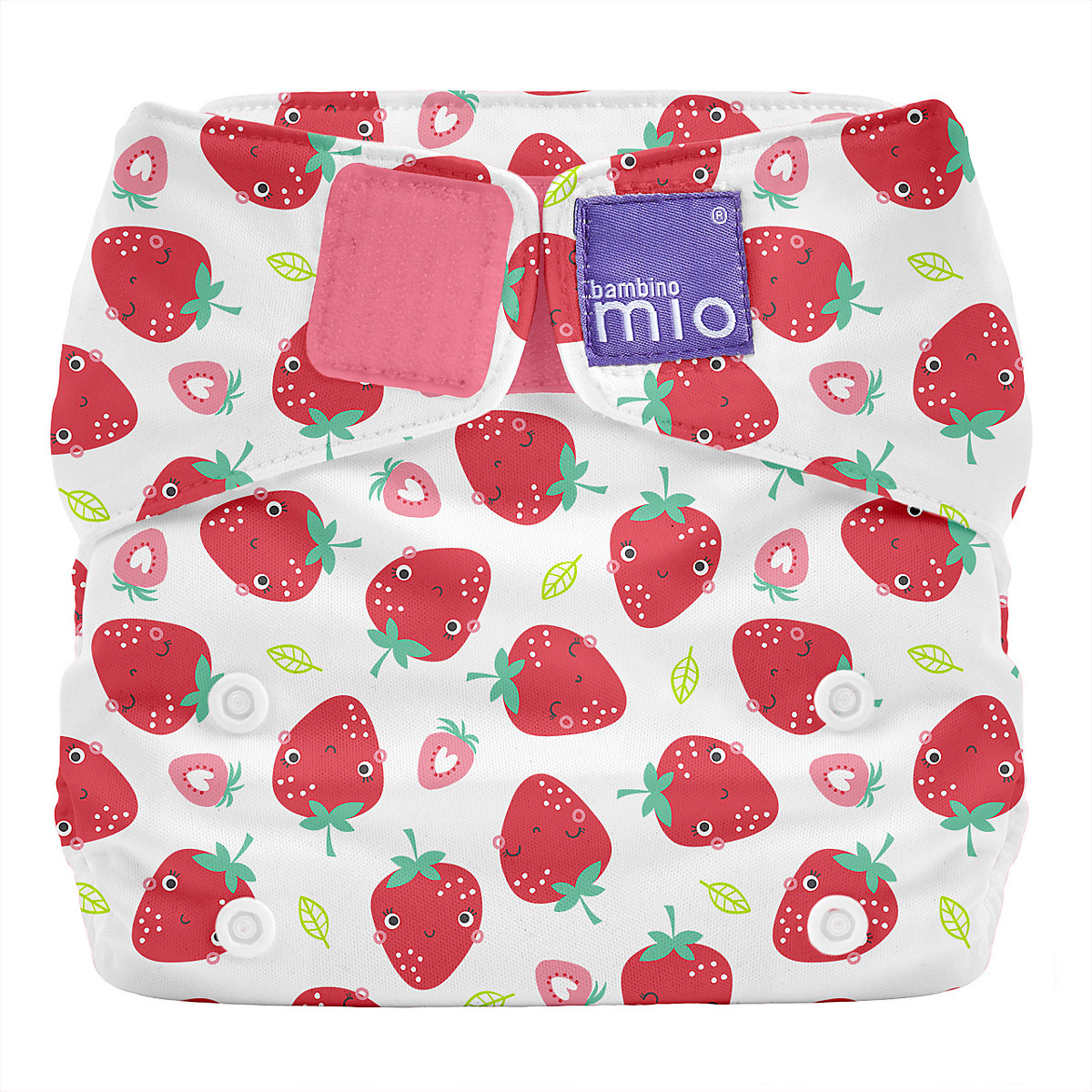 Bambino Mio, miosolo classic All-in-One Stoffwindel, Erfrischende Erdbeere