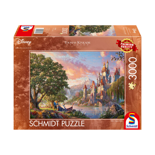 Puzzle Thomas Kinkade Disney® Belle’s Magical World, 3.000 Teile