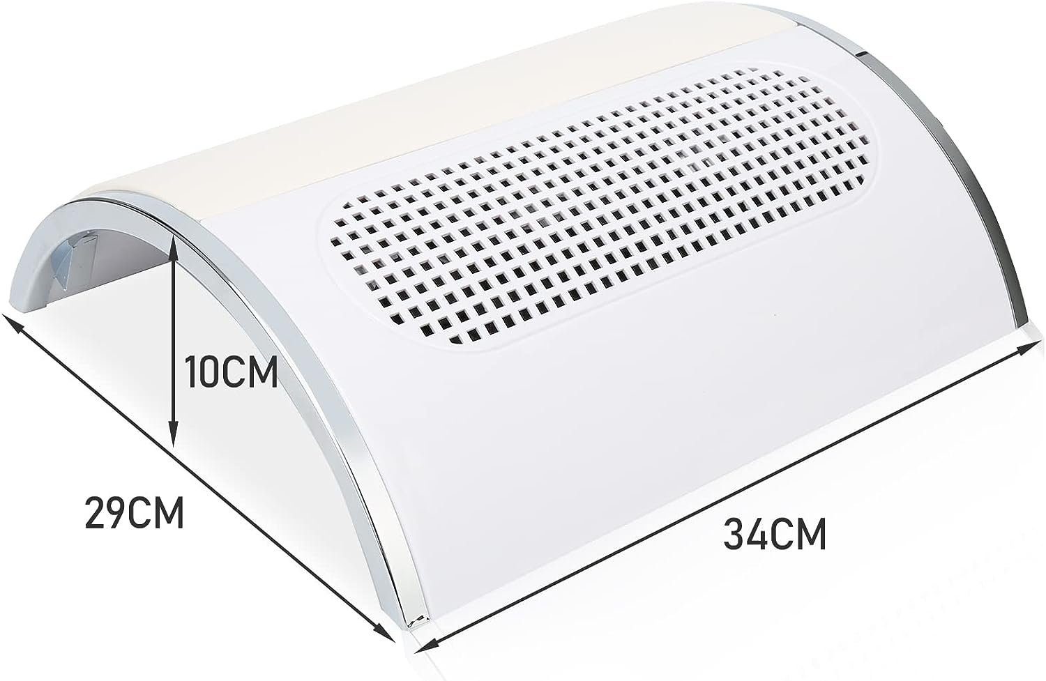 Hikeren Maniküre-Pediküre-Set Nagelstaubsauger,40W Nagelstaubsammler Mit 2 Staub Tasche und 3 Lüfter