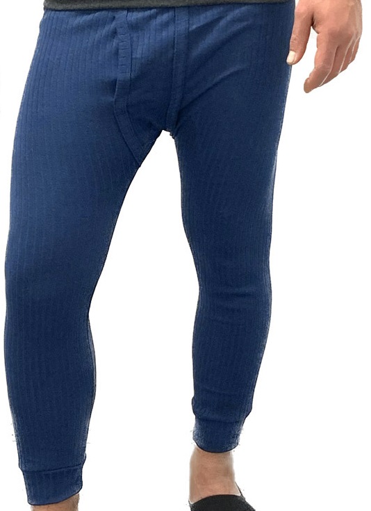 trends4cents warme lange Thermo-Unterhose für Herren Gr. L in Blau Garcia Pescara