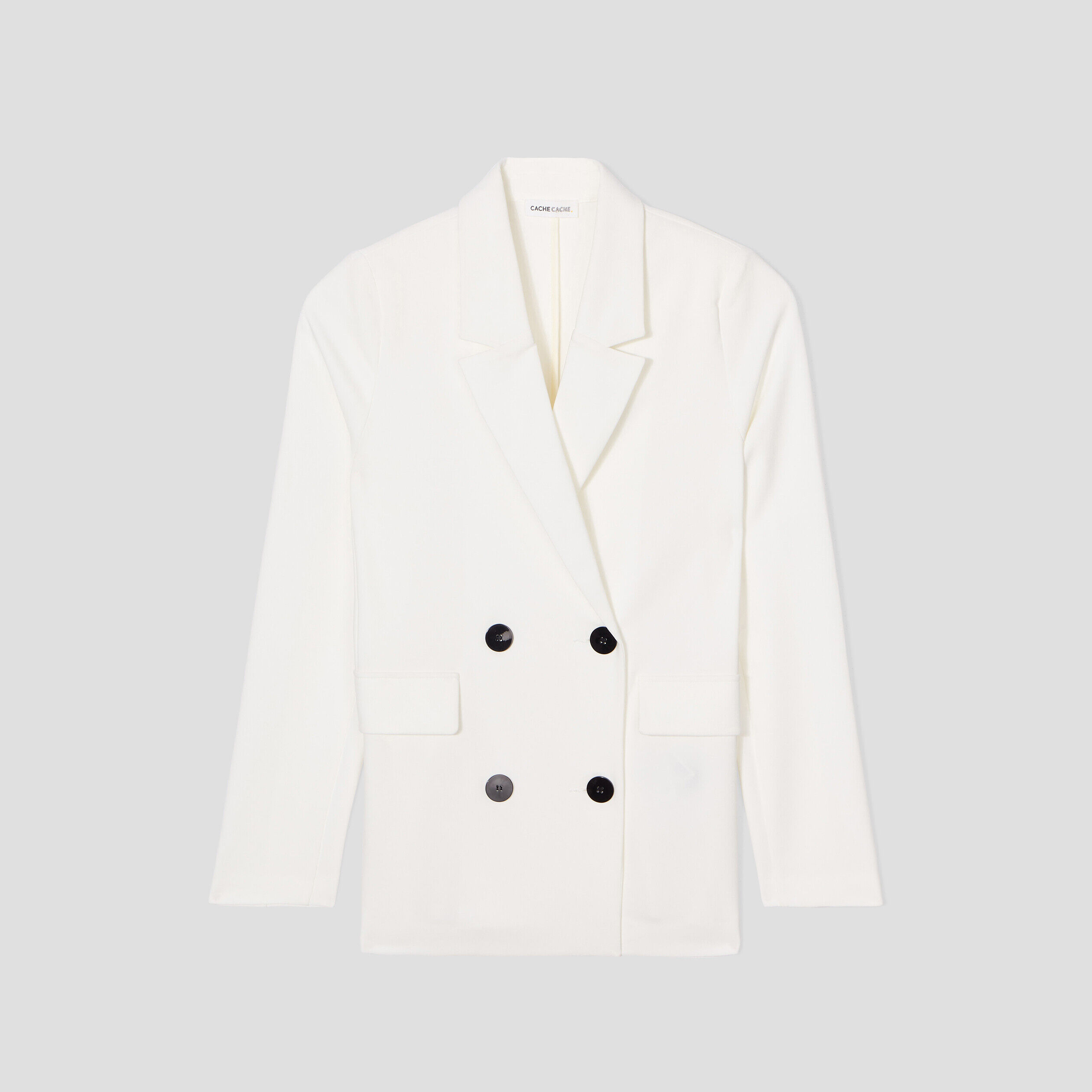 Veste blazer ecru femme | Cache Cache