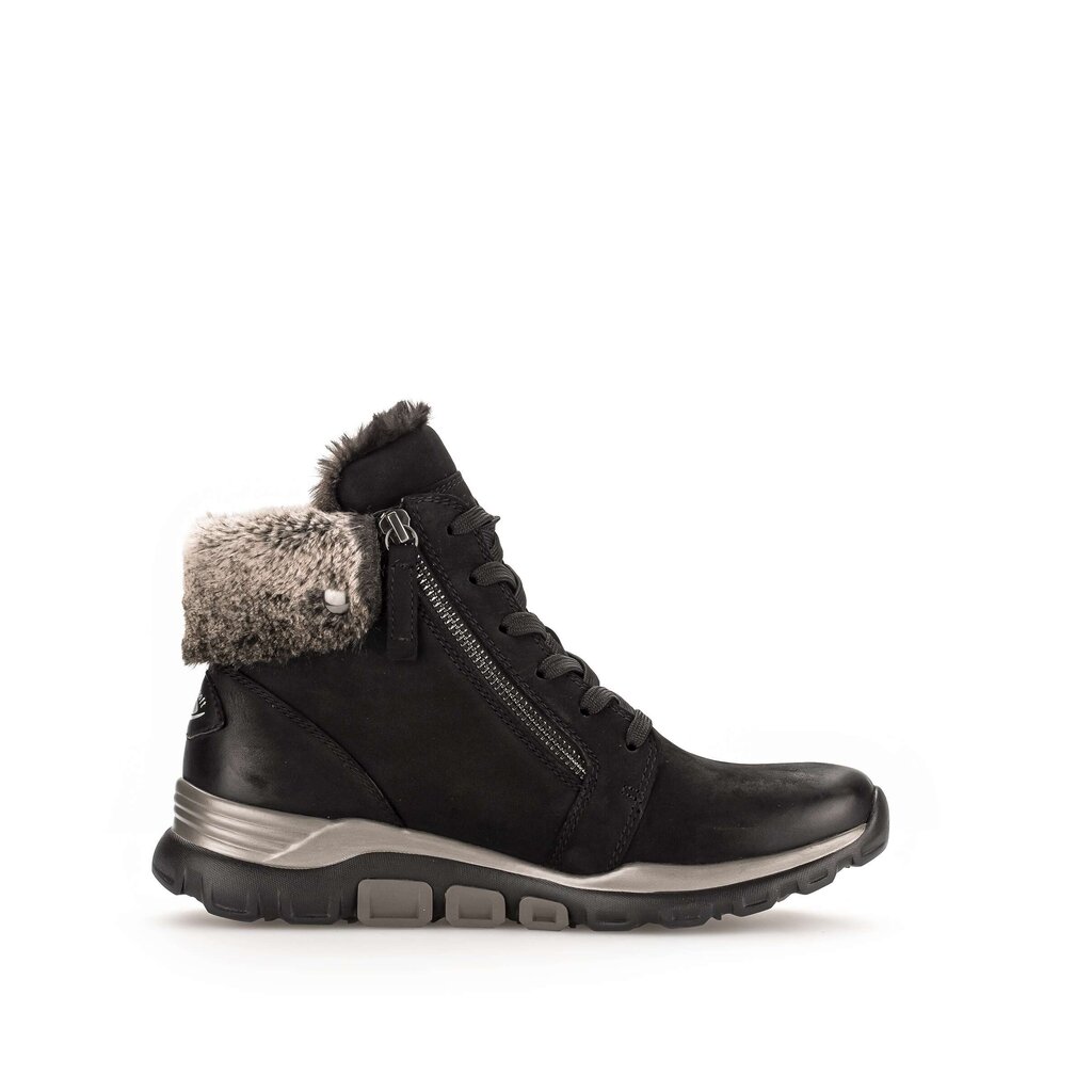 rollingsoft Schnürstiefelette schwarz