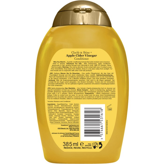 Apple Eider Vinegar Conditioner