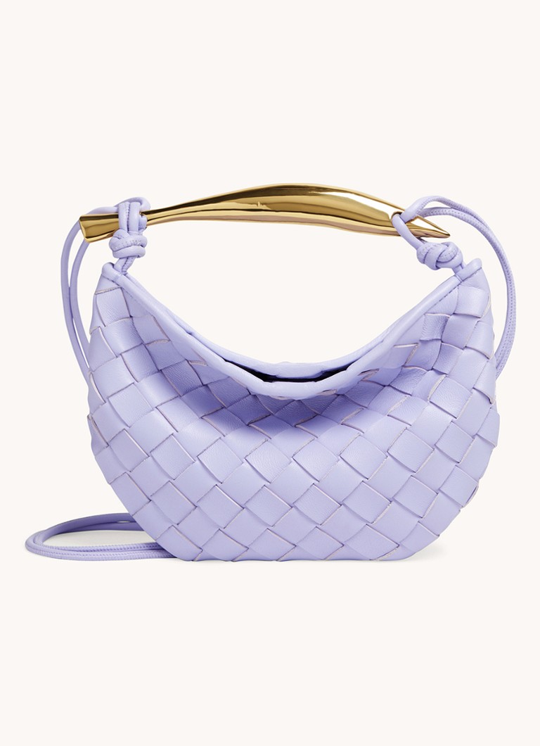 Borsa a tracolla Bottega Veneta Mini Sardine in pelle di agnello