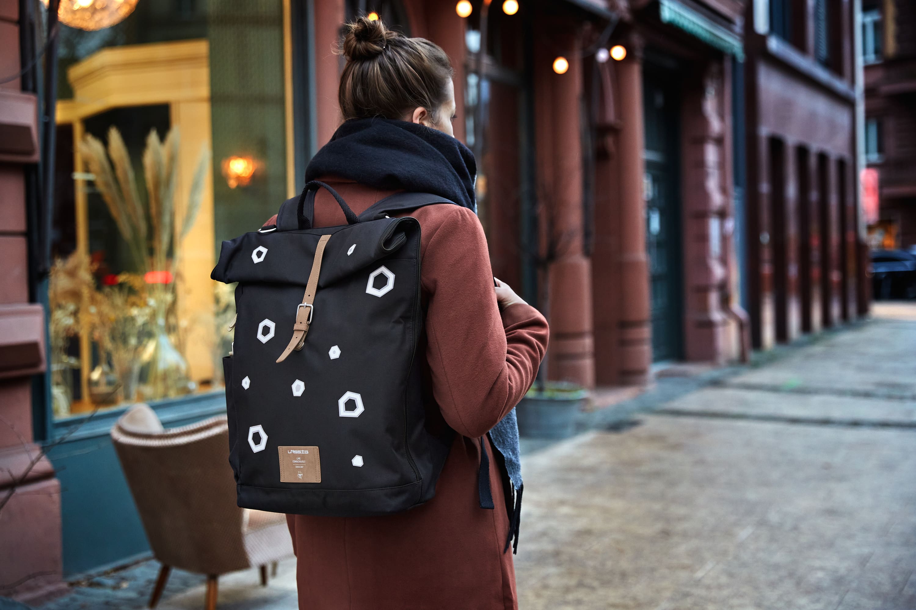 Reflektierende Aufkleber - Pimp your Bag, Hexagon