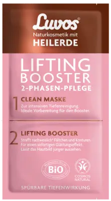 LUVOS Heilerde Lifting Booster&Clean Maske 2 7,5ml  1 P  Gesichtsmaske
