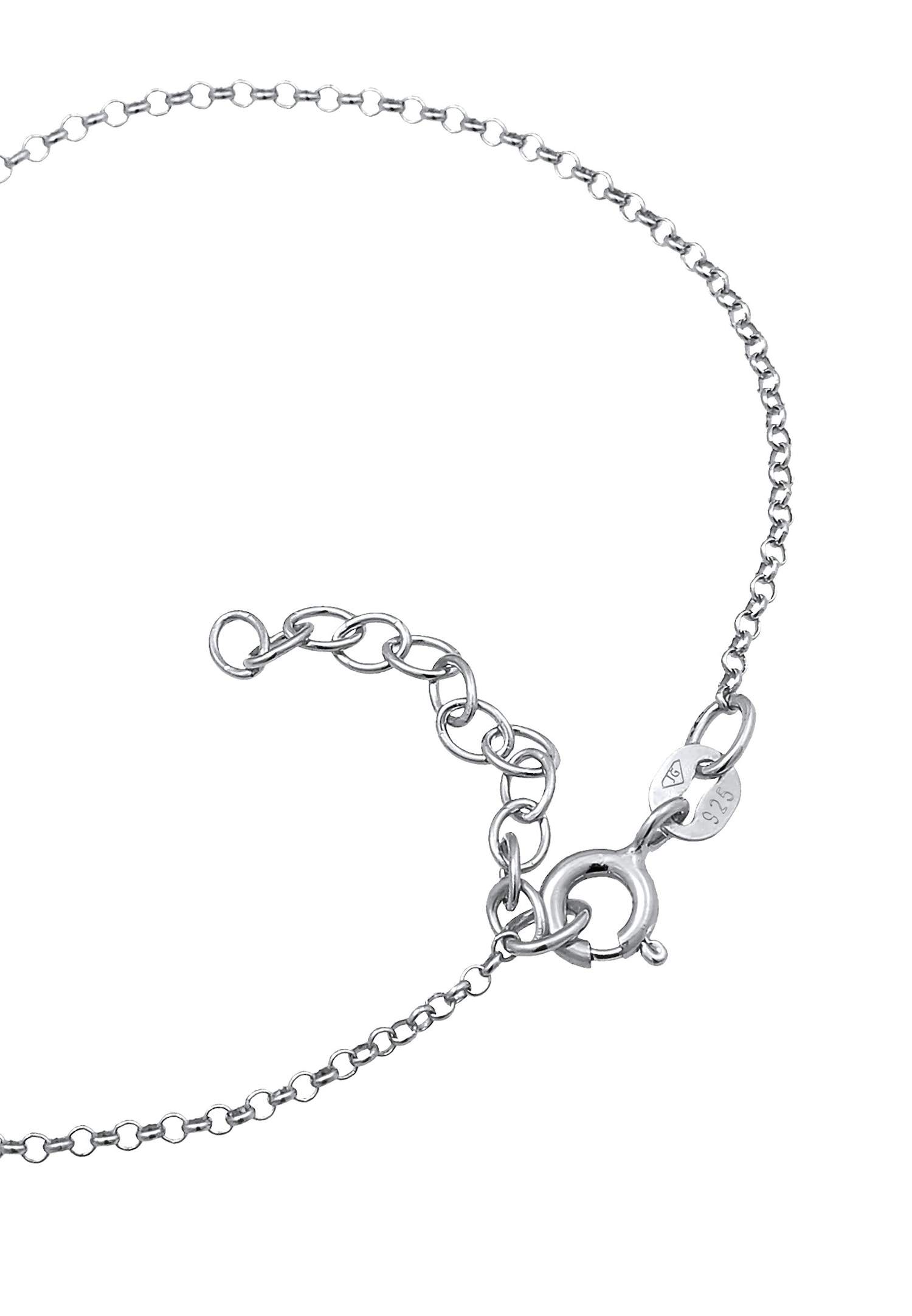 Ciondolo basic da donna Elli con lettera A in argento sterling 925