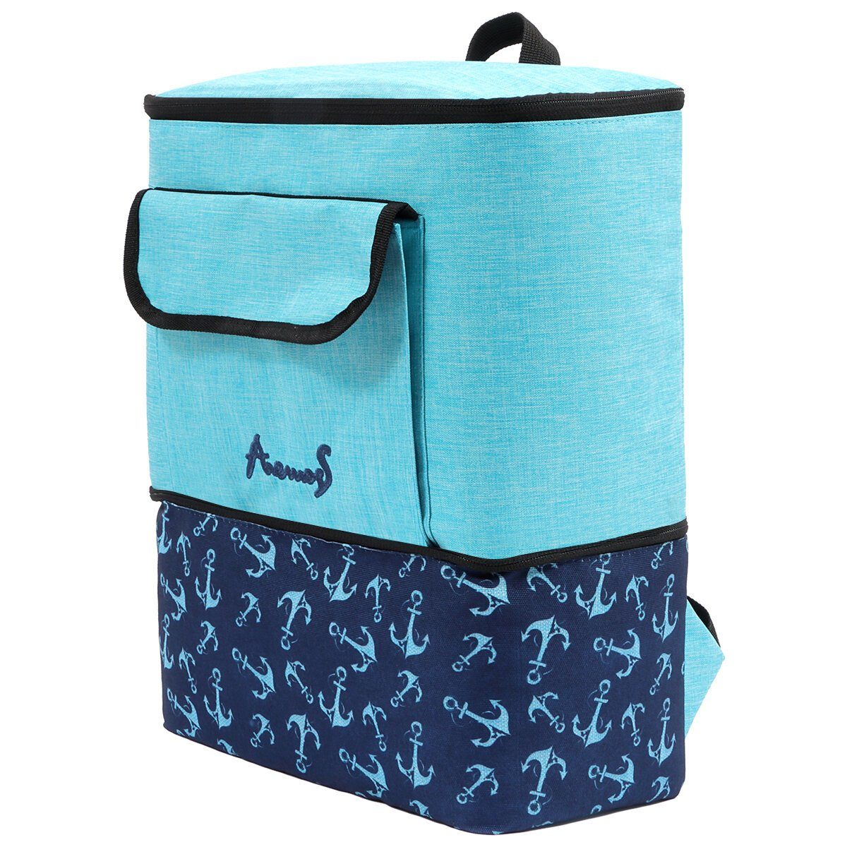 ANEMOSS Kühltasche Anemoss Sailboat Kühlrucksack, Blau, 17 L