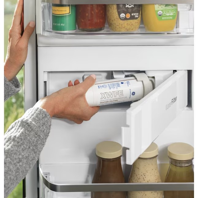 GE Profile 27.9-cu ft Smart French Door Refrigerator with Ice Maker and Door within Door (Fingerprint-resistant Stainless Steel) ENERGY STAR