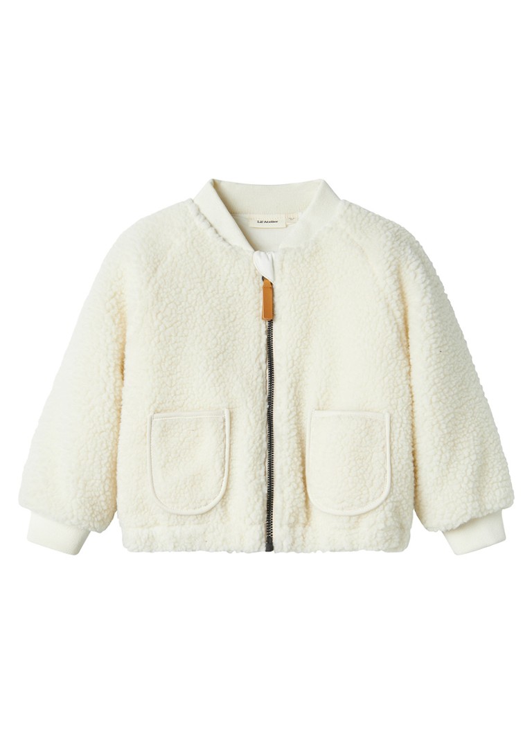 Lil 'Atelier NMNLajo teddy bomberjaka ar apdruku mugurpusē