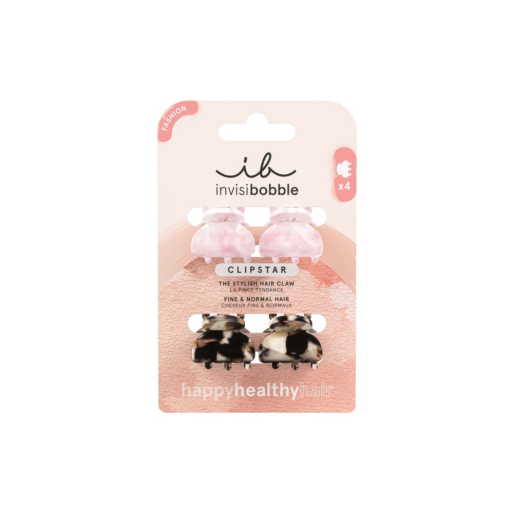 Invisibobble Clipstar Petit Four 4pc Pinces