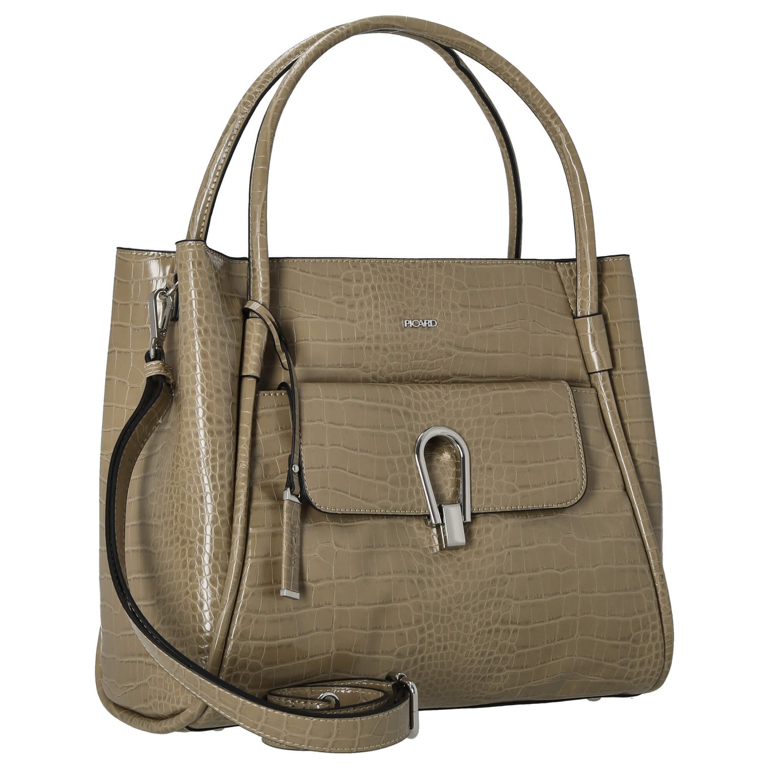 Croco - Henkeltasche Synthetik