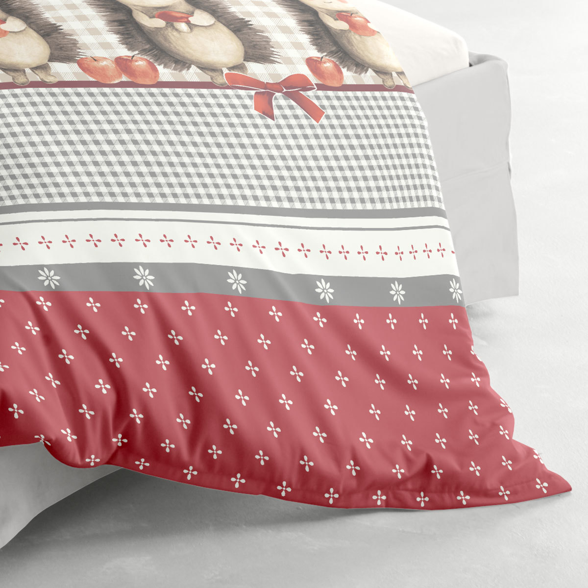 Traumschlaf Biber Weihnachtsbettwäsche Igel