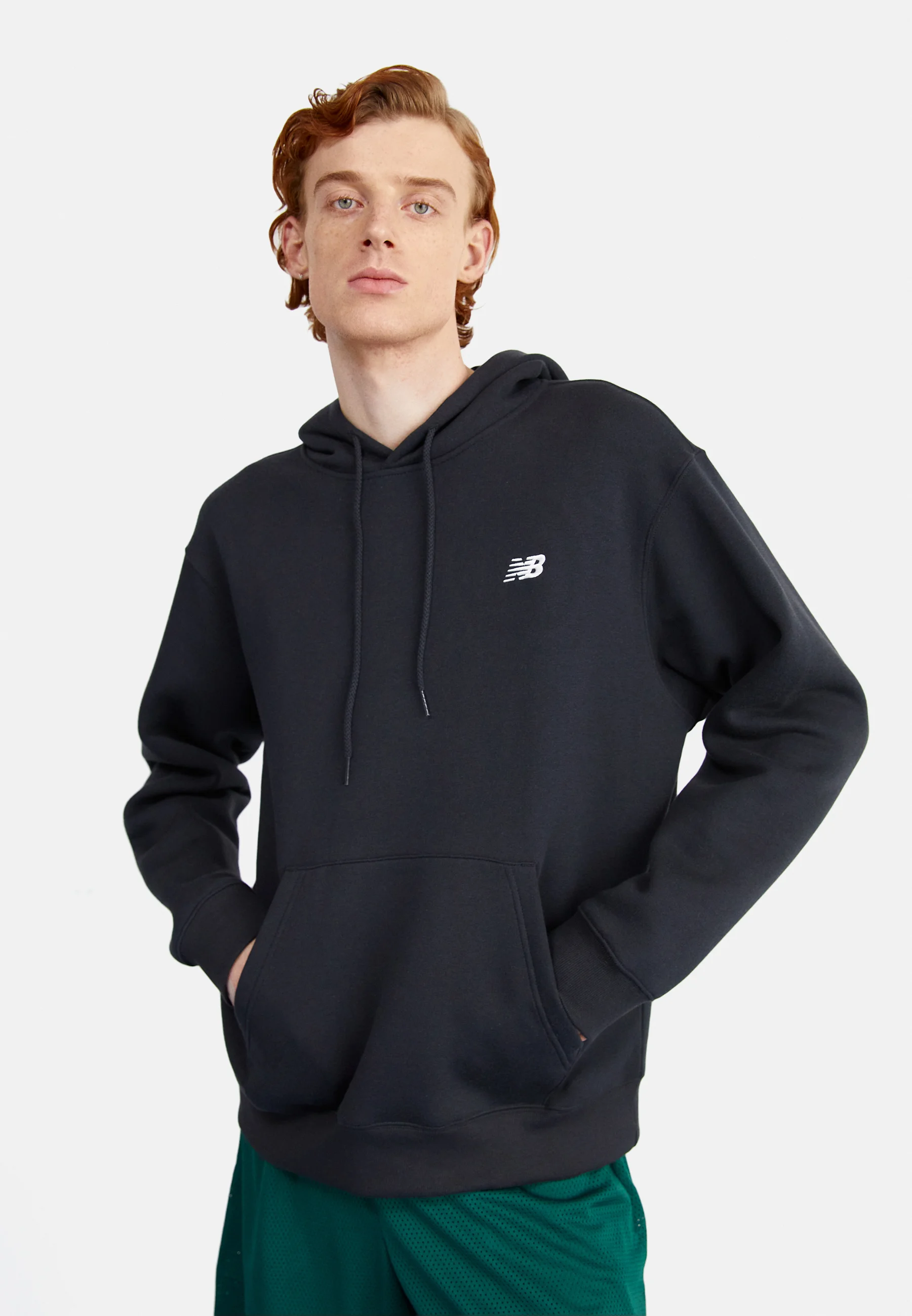 Sudadera con capucha New Balance Sport Essentials Small Logo Brushed - Sudadera