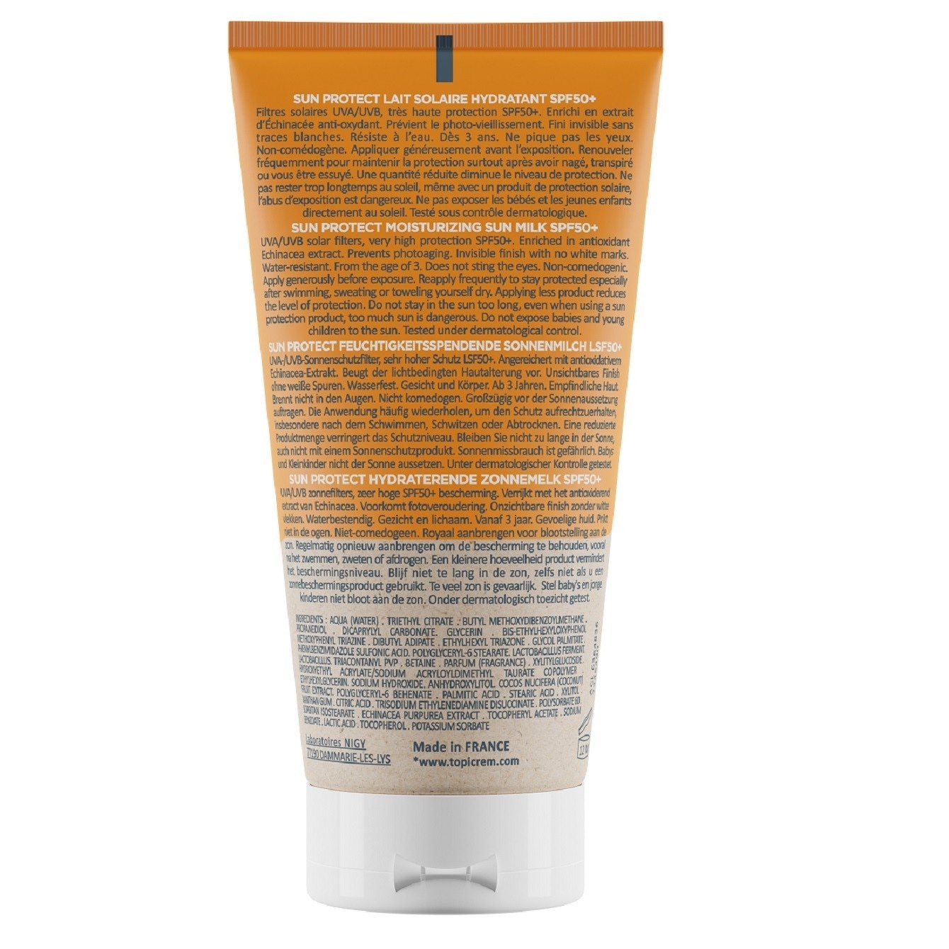 Topicrem SUN PROTECT Nawilżający balsam przeciwsłoneczny SPF50+