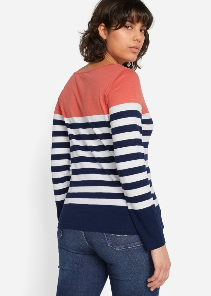 Langarmshirt aus Baumwolle