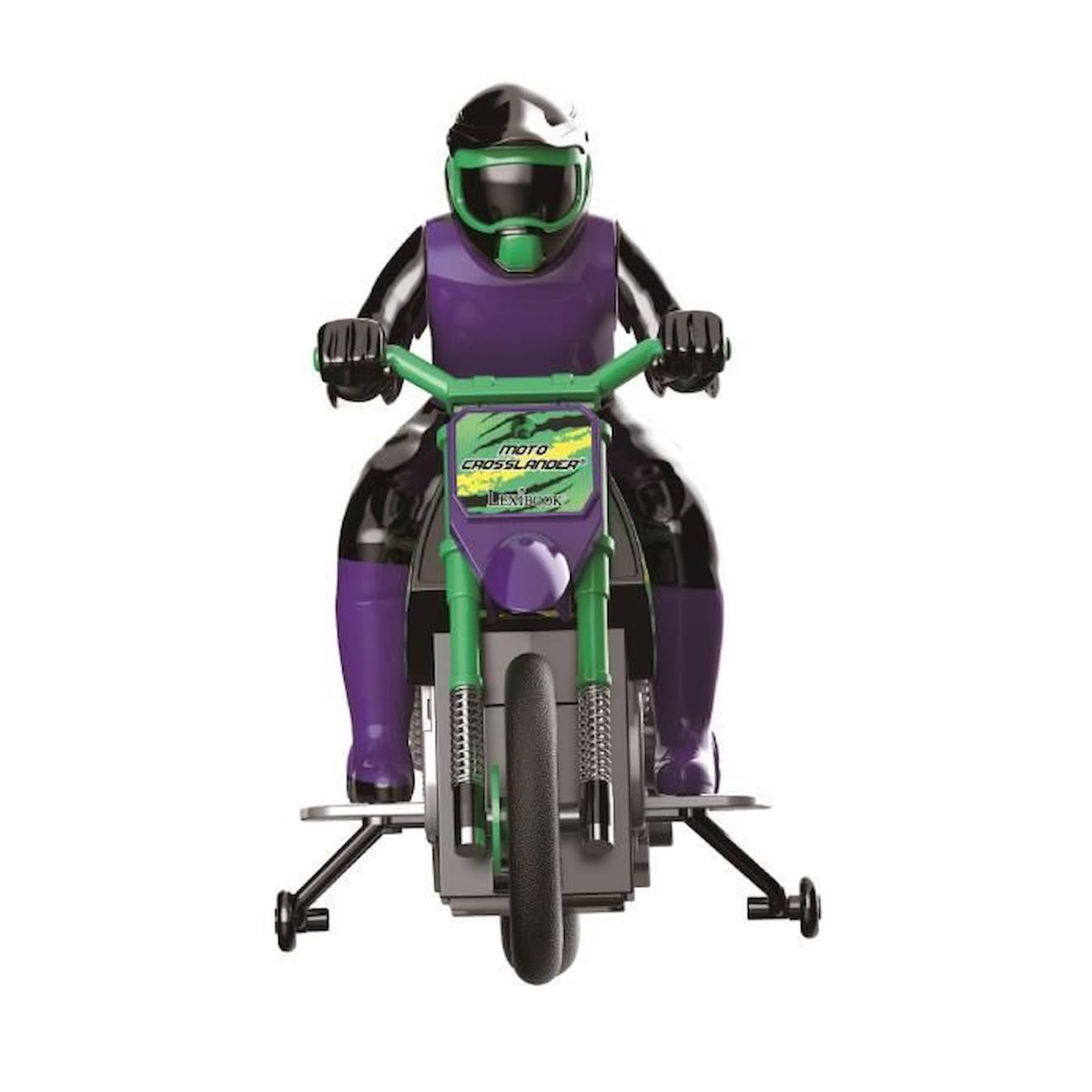 Une motocross au rythme effréné et aux cascades épatantes ! Radiocommande 2.4 Ghz noir