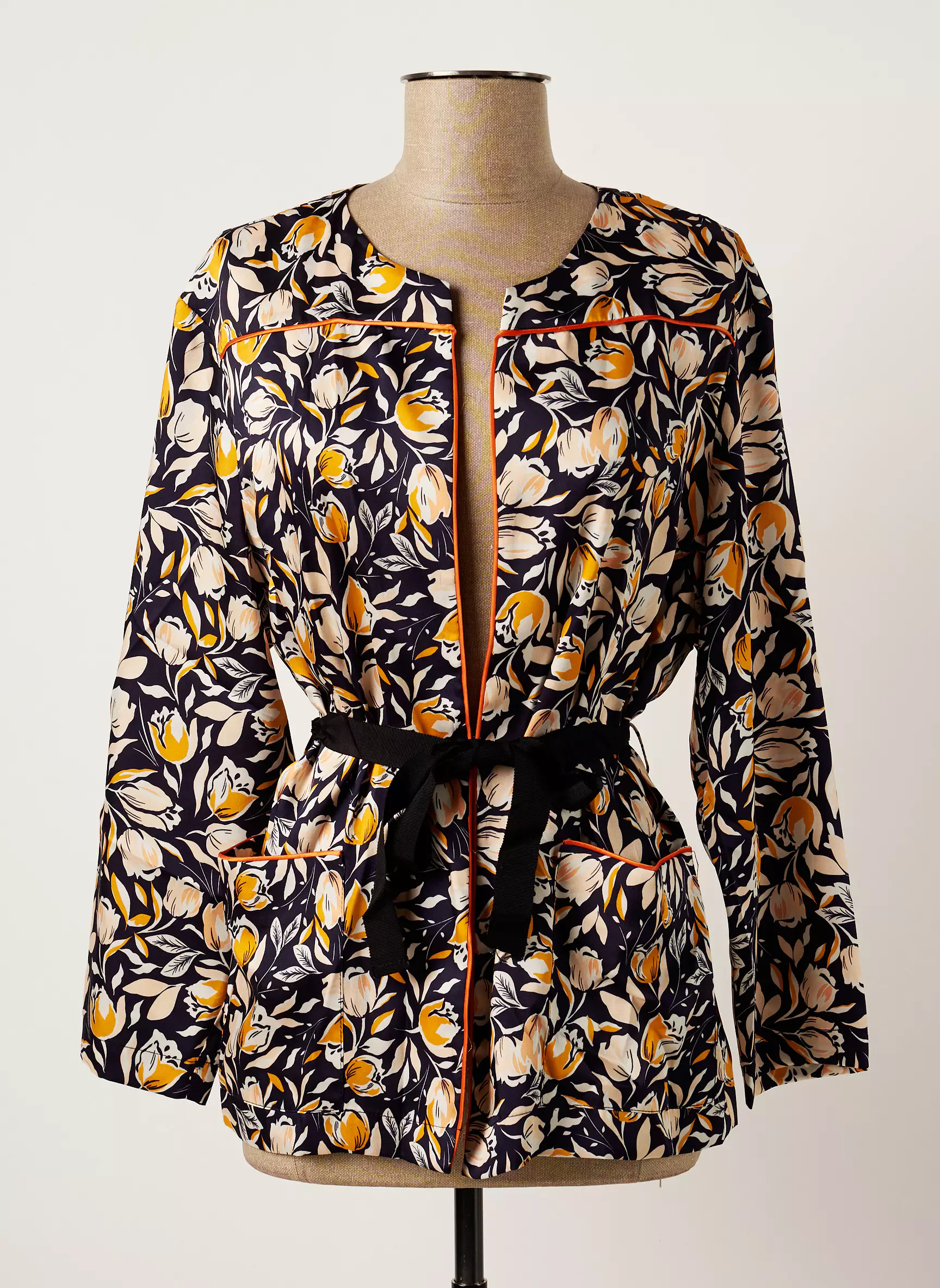 Toupy Vestecasual Femme couleur bleu
