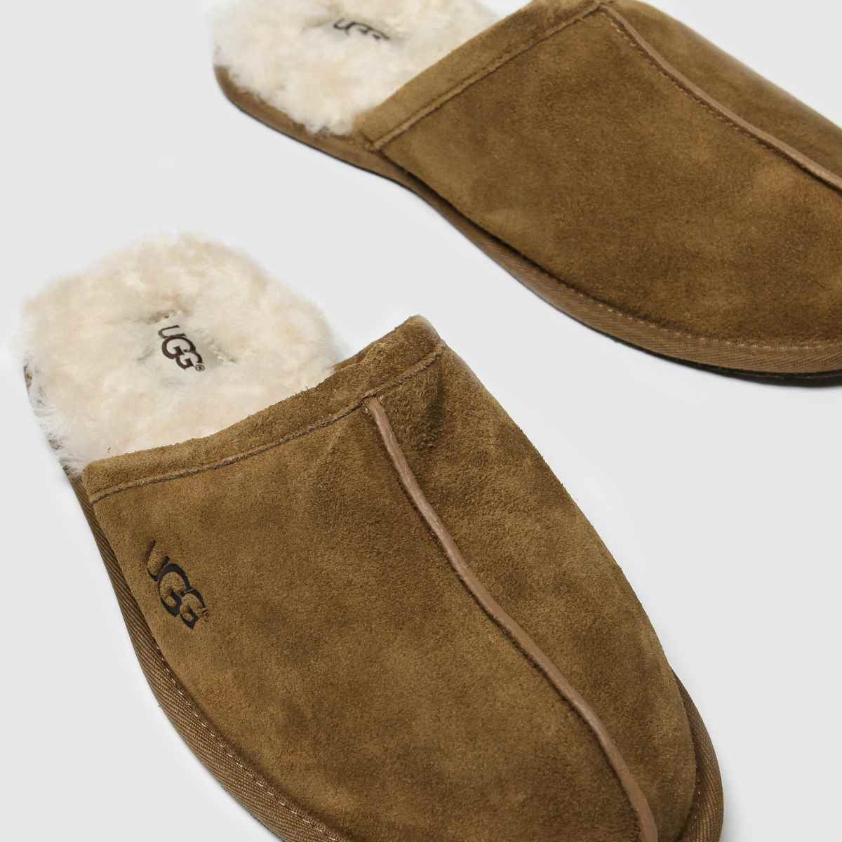 UGG súrolódó papucs gesztenyebarna színben