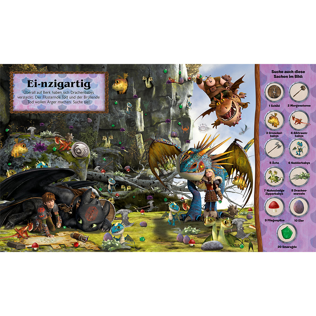 Dragons: 1001 Drachensachen zum Suchen und Entdecken