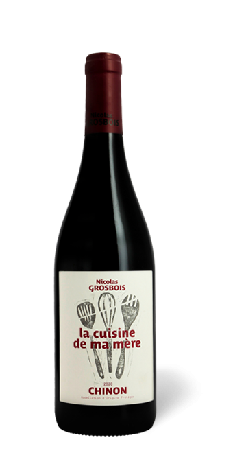 Loire Domaine Grosbois La Cuisine de ma Mère Chinon  2020  75 cl - Rouge