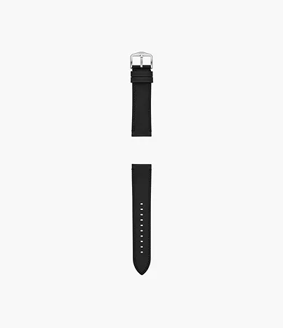 Fossil Band 22 mm LiteHide-Leder schwarz