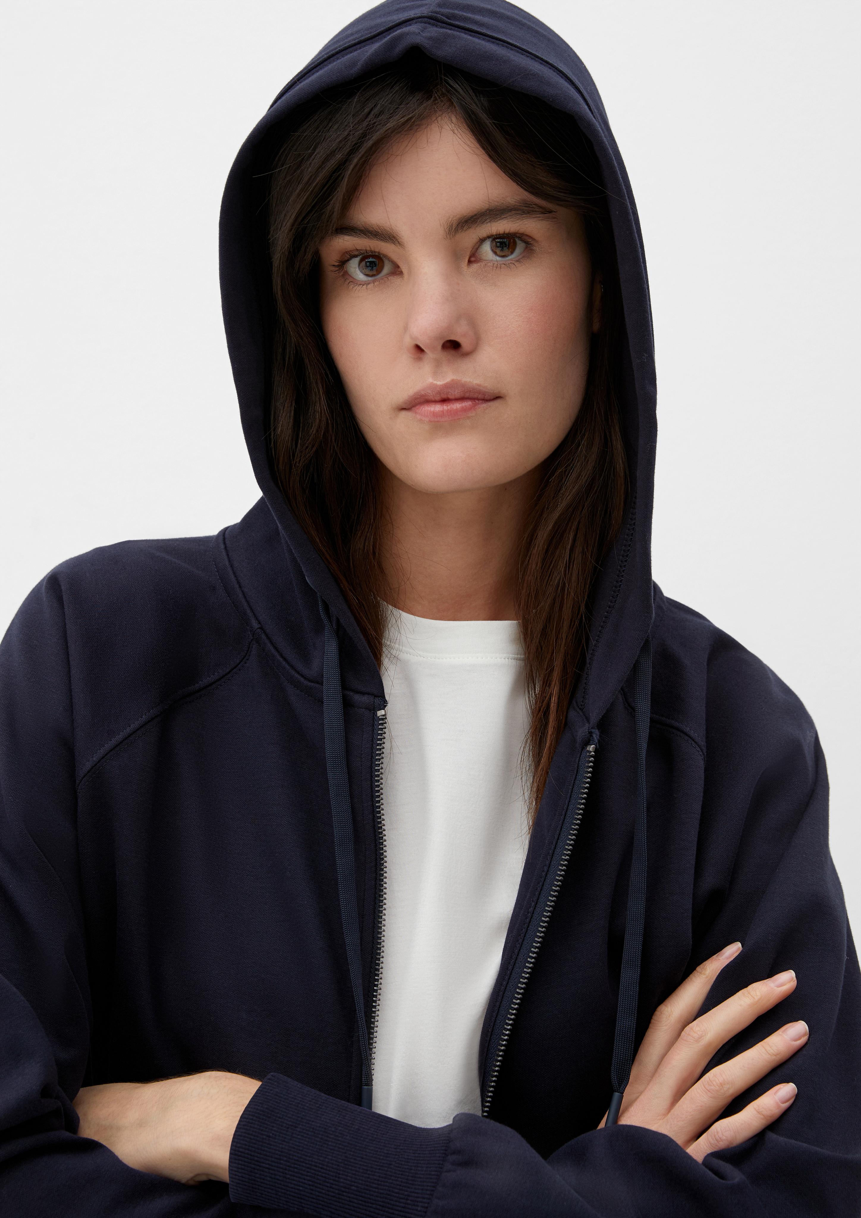 Kapuzen-Sweatjacke mit Backprint  2126255-5959