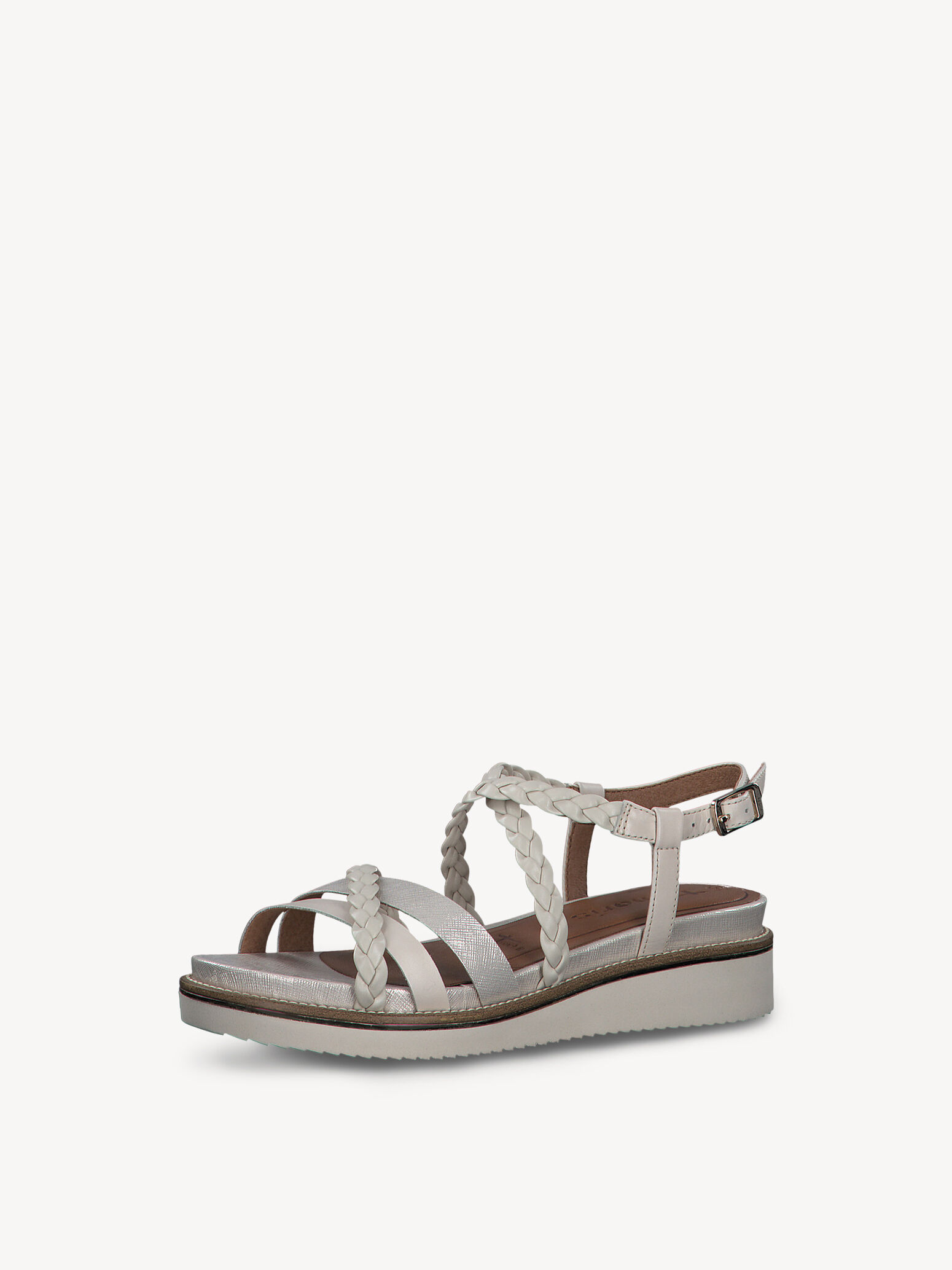 Sandale à talon - beige