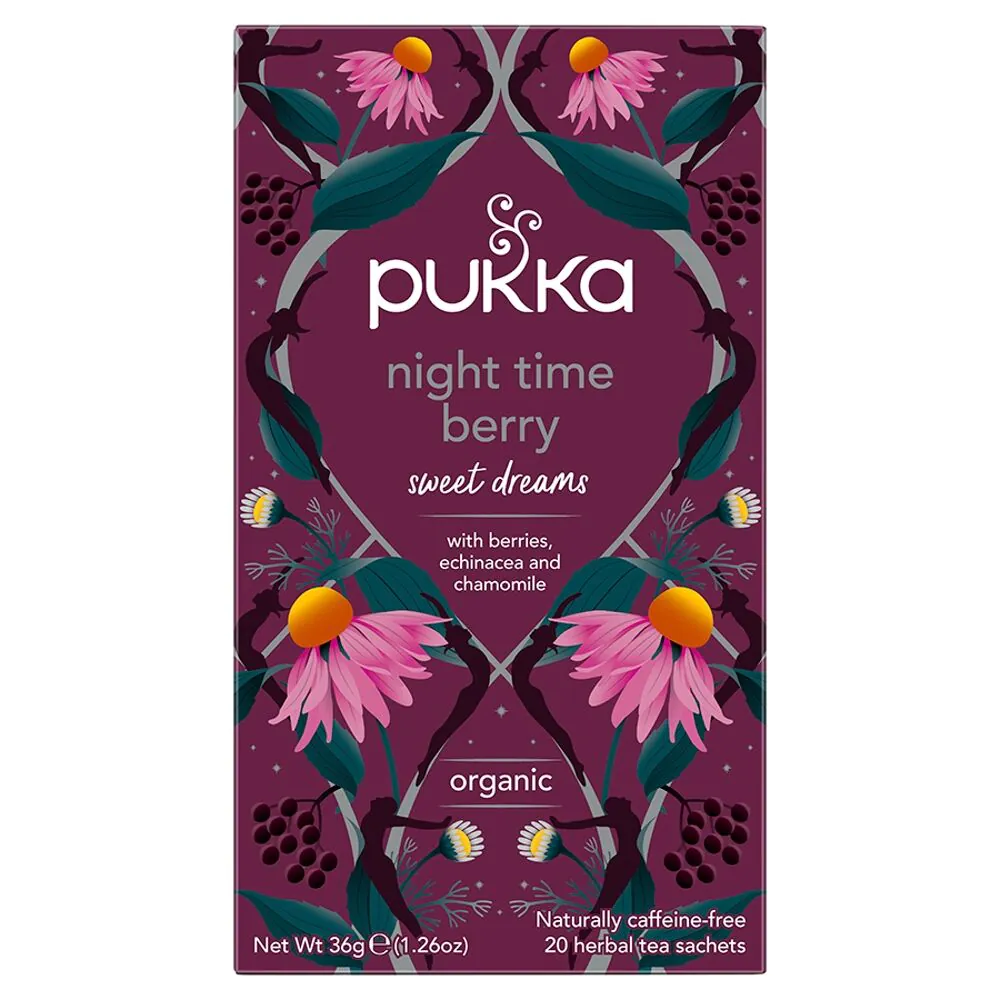 „Pukka Night Time Berry Organic“ 20 pakelių