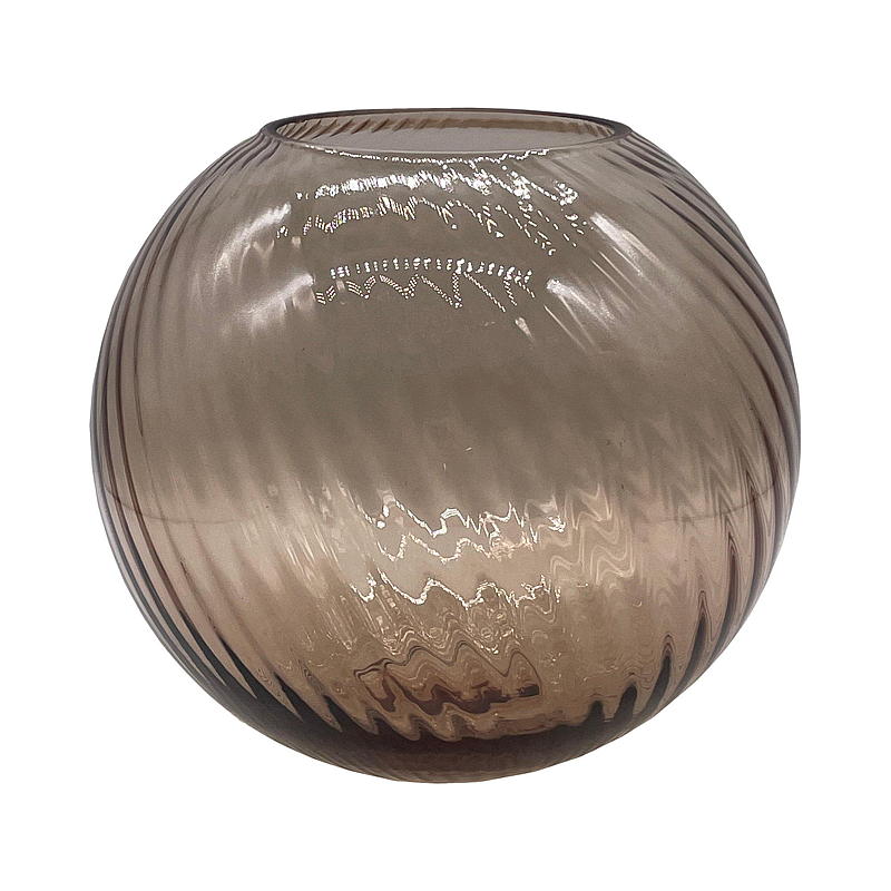 Home Vase/lyshholder 20x18 cm glass Twist