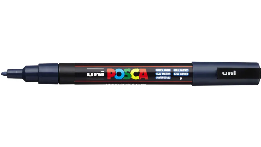 FABER-CASTELL  Marker UNI POSCA PC-3M marineblau marineblau