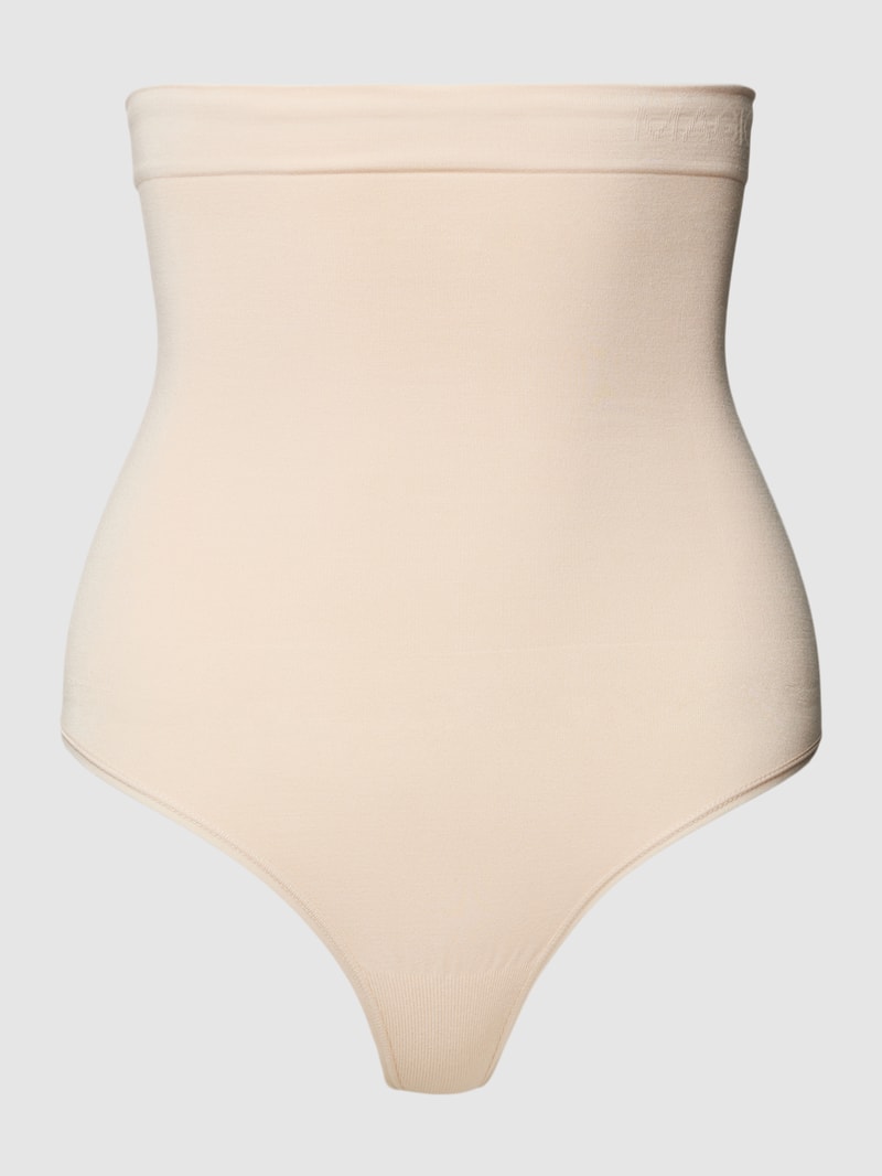 High Waist String mit Shape-Funktion in beige