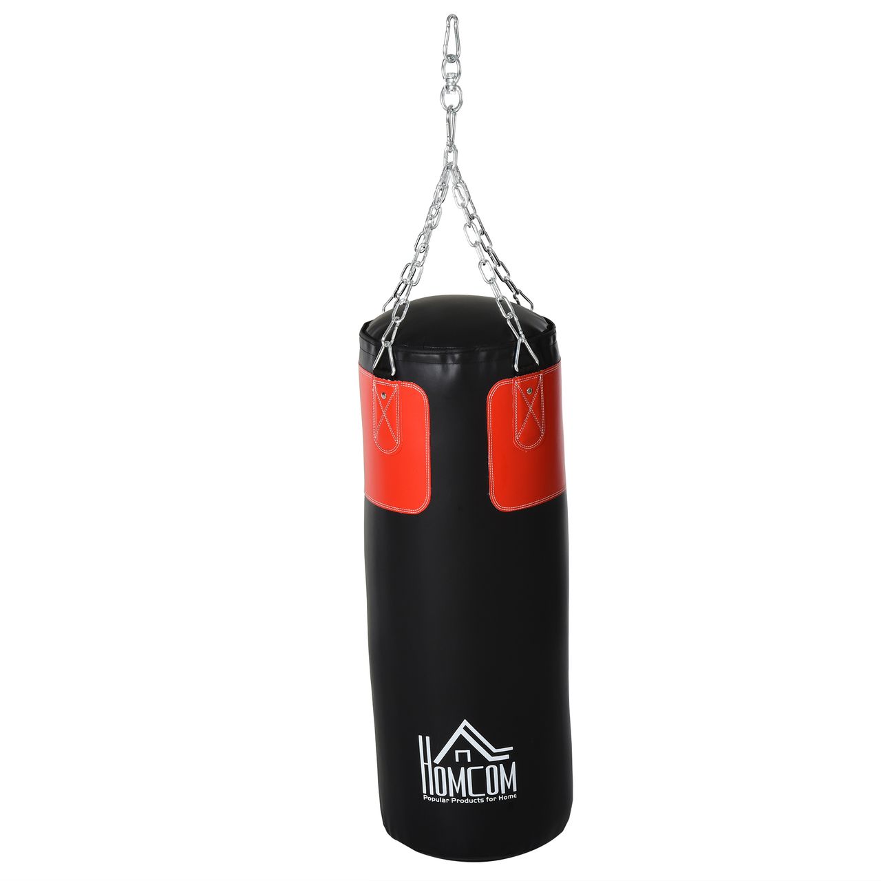 HOMCOM Box-Set Boxsack Hanging Boxing Heavy Bag mit Boxhandschuhe 16 KG