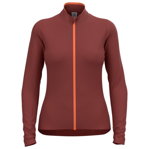 Odlo - Women's Mid Layer Full Zip Zeroweight Ceramiwarm - Radtrikot
